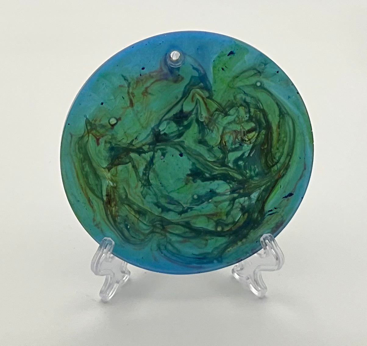 Brown and Green Swirl