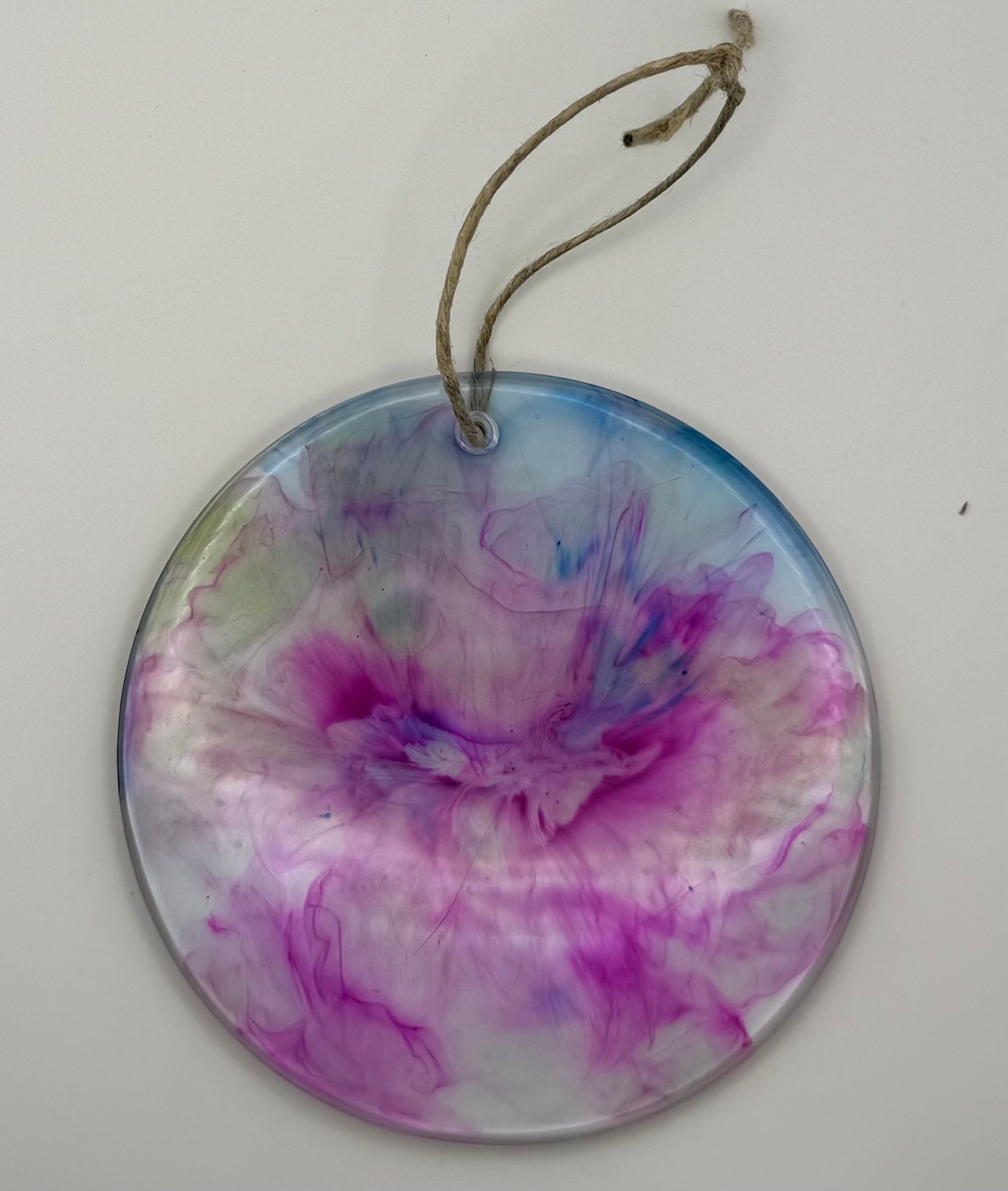 Pink Splatter Ornament
