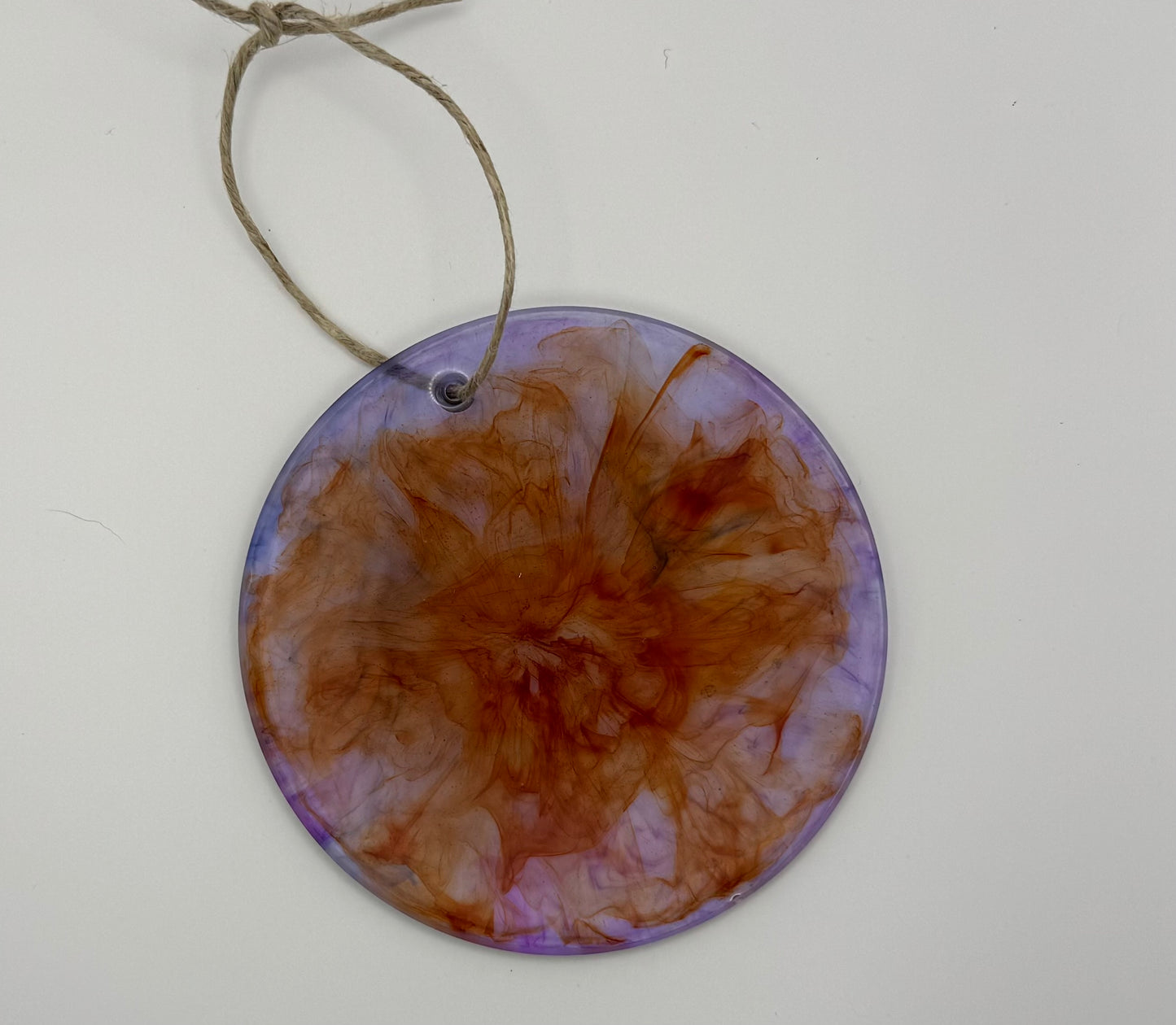 Orange Splatter Ornament