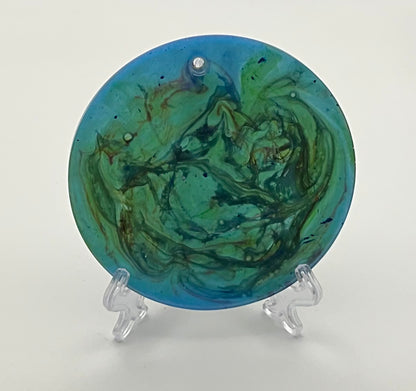 Brown and Green Swirl