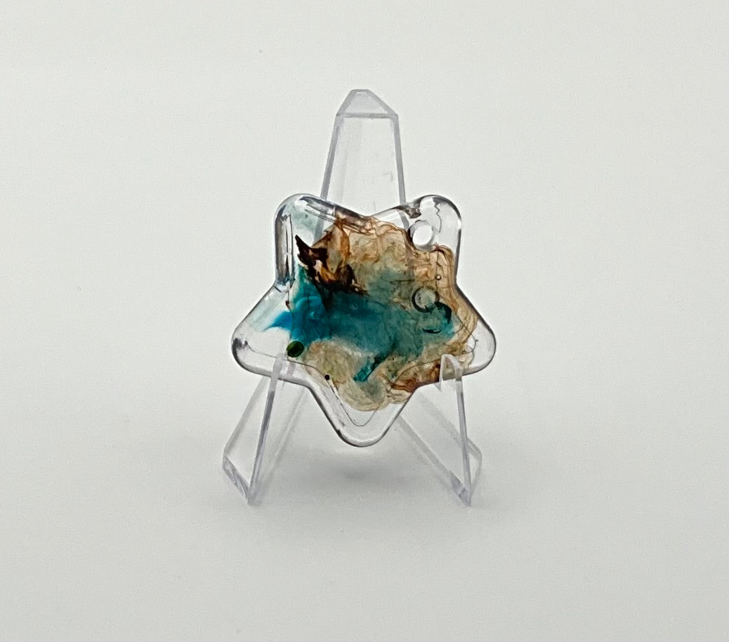 Blue and brown star