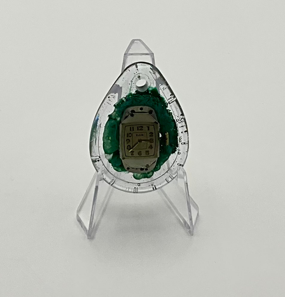 Watch Dial Teardrop Keychain