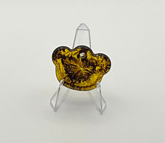 Brown Swirl Keychain