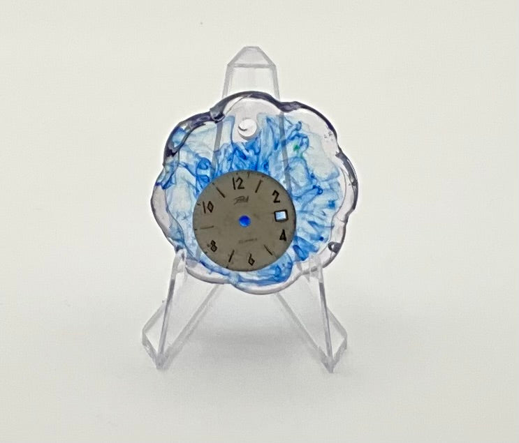 Blue Swirl Watch Dial