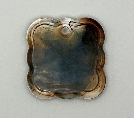 Brown and Blue Swirl