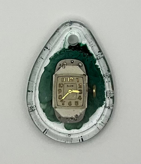 Watch Dial Teardrop Keychain