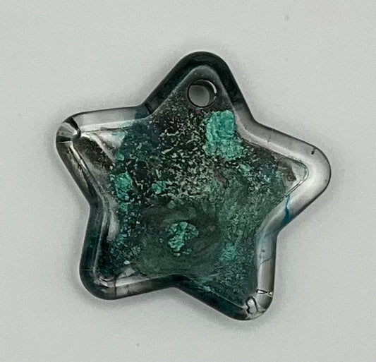 Green Swirl Star