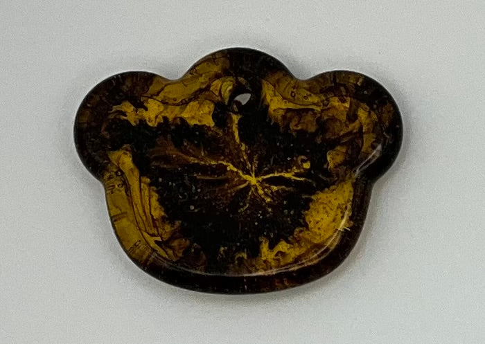Brown Swirl Keychain