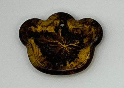 Brown Swirl Keychain