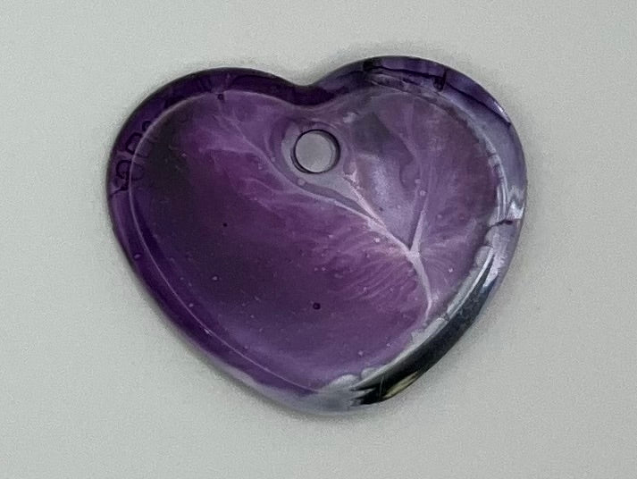 Purple Heart Keychain