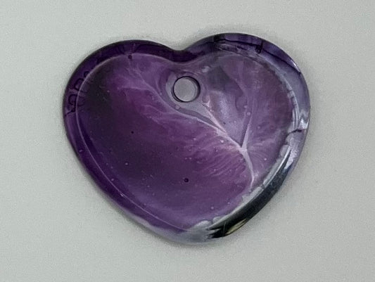Purple Heart Keychain