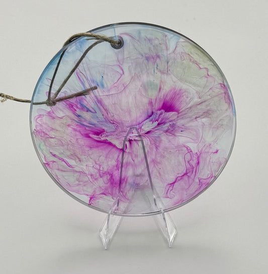 Pink Splatter Ornament
