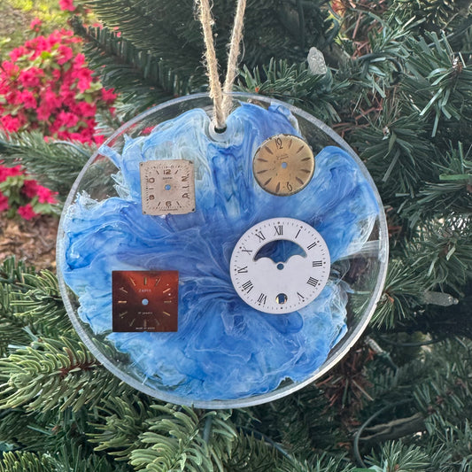 Blue Splash Ornament